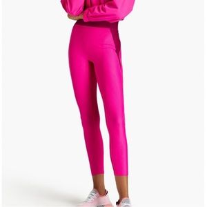 Heroine Sport Crescent Leggings NWT Women’s Size Large Shocking Pink